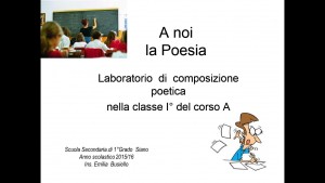 a noi la poesia medie