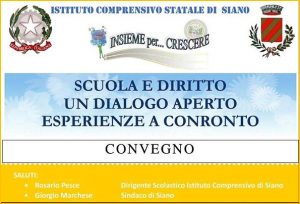CONVEGNO SCUOLA DI DIRITTO DIALOGO APERTO