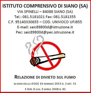 divieto di fumo