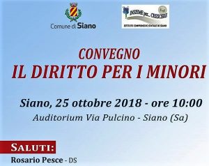 convegno diritto dei minori banner